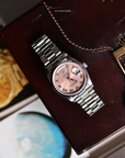 Rolex Daydate Salmon Dial White Gold 18039