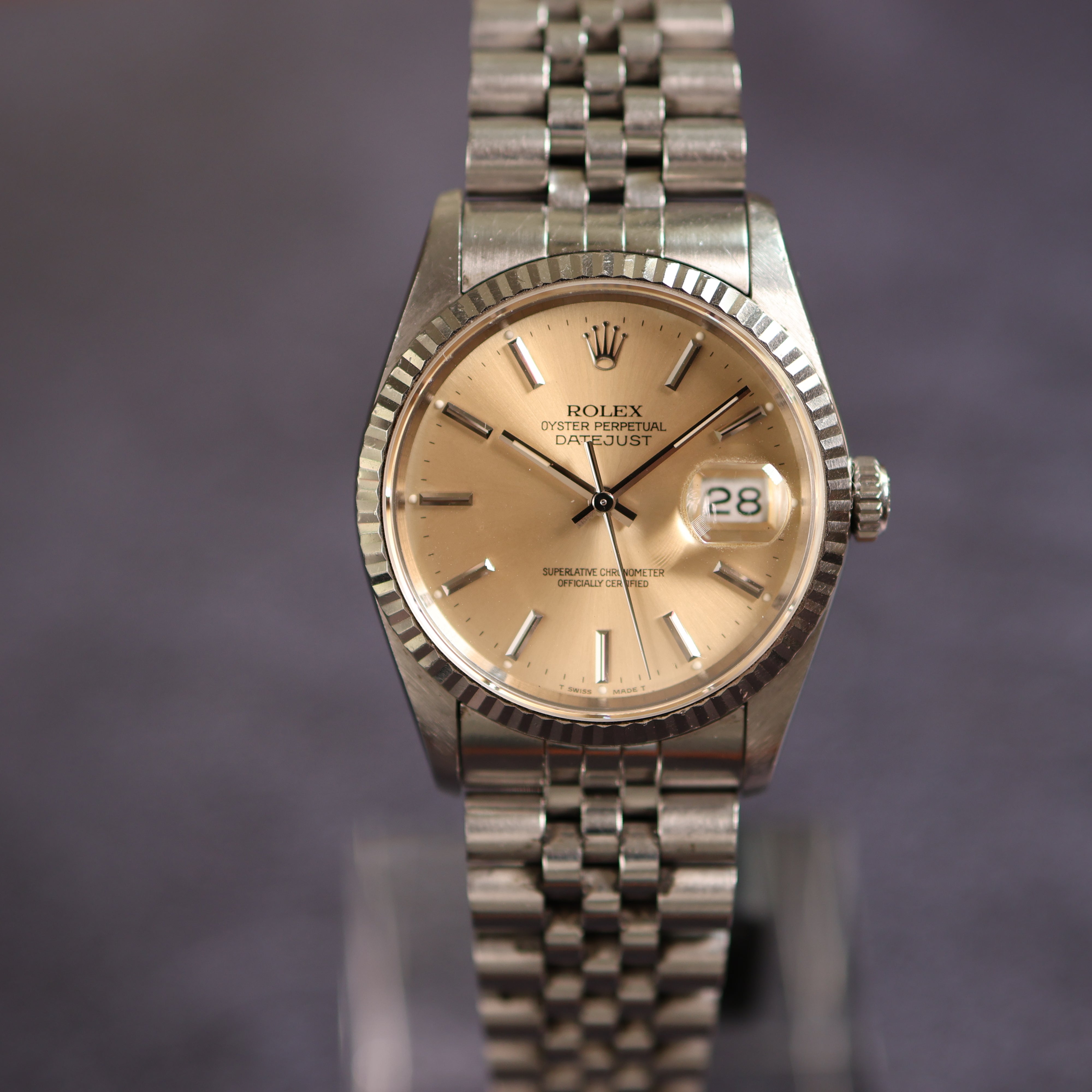 Rolex Datejust Tropical Dial 16234