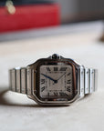 Cartier Santos White Medium WSSA0029