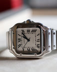 Cartier Santos White Medium WSSA0029